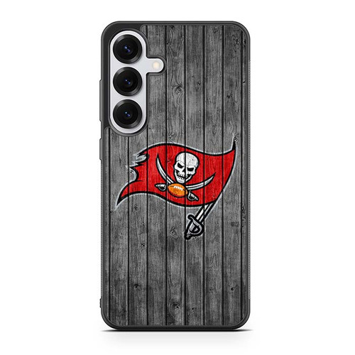 Tampa Bay Buccaneers Wooden Pattern Samsung Galaxy S25 Case