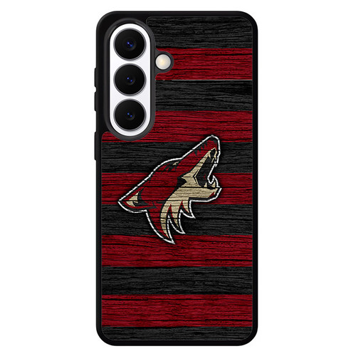 Arizona Coyotes Wooden Pattern Samsung Galaxy S26 Case