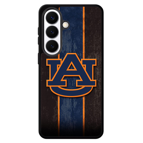 Auburn Tigers Wooden Pattern Samsung Galaxy S26 Case