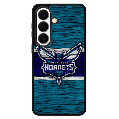 Charlotte Hornets Wooden Pattern Samsung Galaxy S26 Case