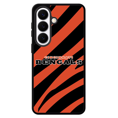 Cincinnati Bengals Tiger Pattern Samsung Galaxy S26 Case