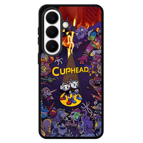 Cuphead and Mugman Inkwell Isle Samsung Galaxy S26 Case