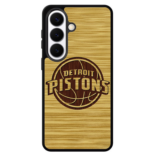Detroit Pistons Wooden Pattern 01 Samsung Galaxy S26 Case