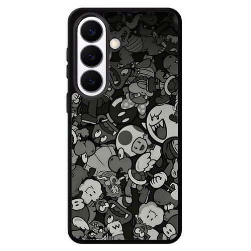 Mario Luigi Bowser Toad Boo and Wario Samsung Galaxy S26 Case