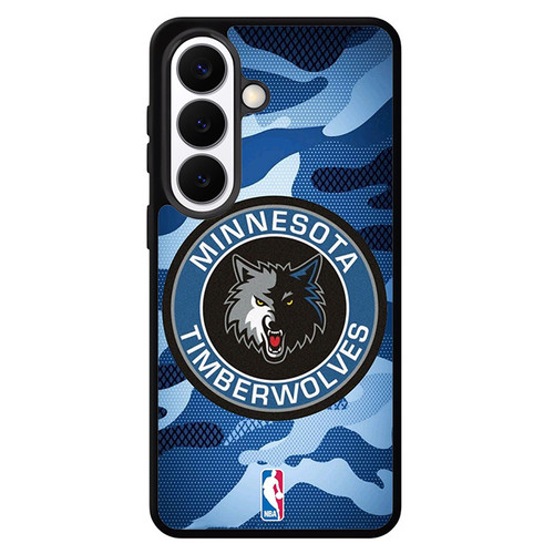 Minnesota Timberwolves Camo Samsung Galaxy S26 Case