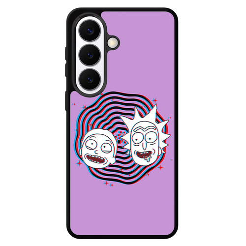 Rick and Morty Anaglyph Abyss Samsung Galaxy S26 Case
