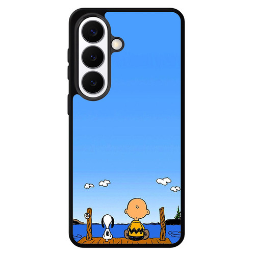 Snoopy and Charlie Brown Samsung Galaxy S26 Case