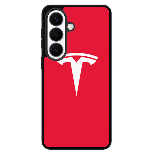 Tesla Logo Samsung Galaxy S26 Case
