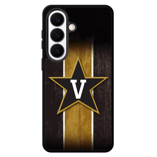 Vanderbilt Commodores Wooden Pattern Samsung Galaxy S26 Case