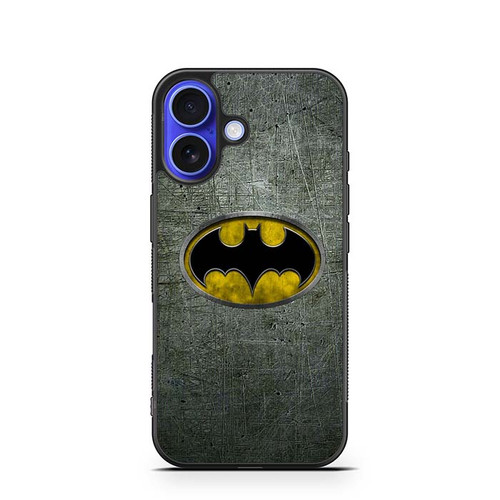 Batman Logo Wall Pattern iPhone 16 Case