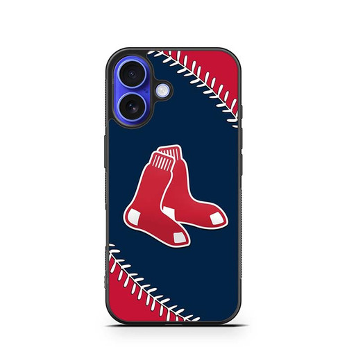 Boston Red Sox Pennant Pulse iPhone 16 Case