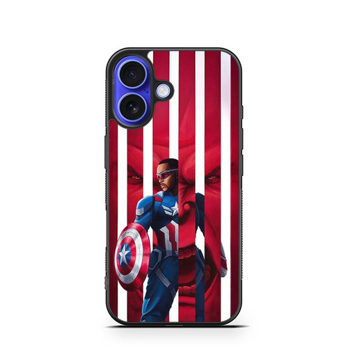 Campatin America Sam Wilson iPhone 16 Case