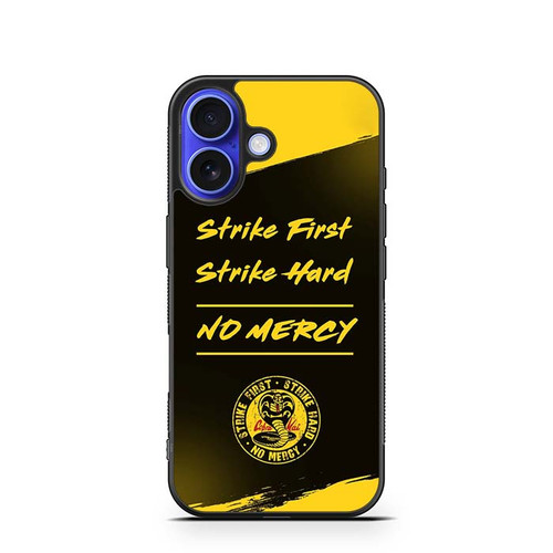 Cobra Kai Quotes iPhone 16 Case