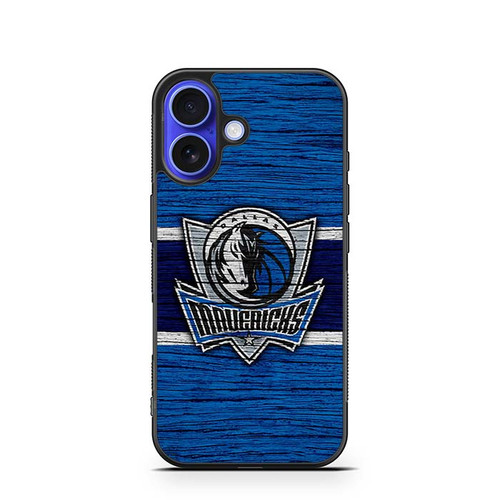 Dallas Mavericks Wooden Pattern iPhone 16 Case