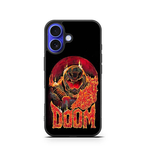 Doom Burn the Abyss iPhone 16 Case
