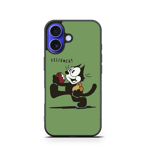 Felix The Cat Eat Apple iPhone 16 Case