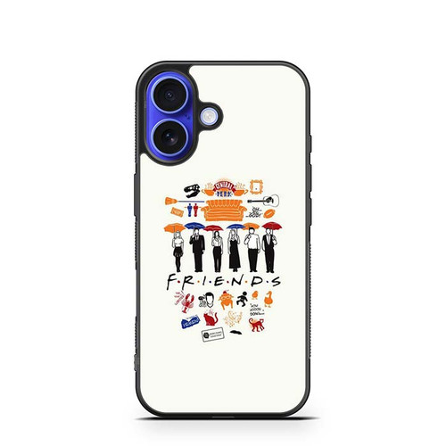 Friends Iconic Things iPhone 16 Case