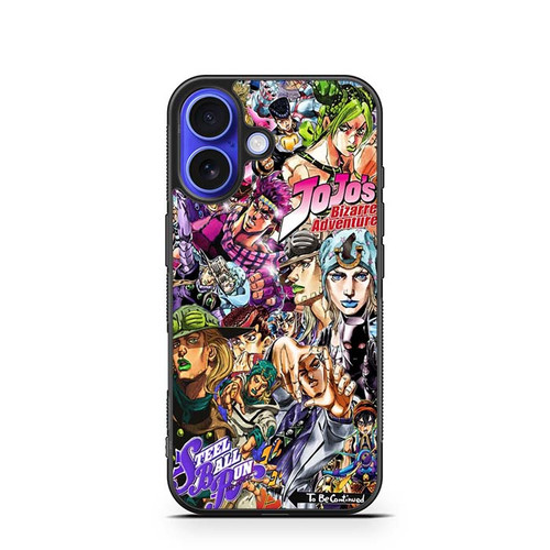 JoJos Bizarre Adventure Collages iPhone 16 Case