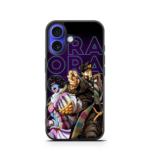 JoJos Bizarre Adventure Jotaro Kujo Star Platinum iPhone 16 Case