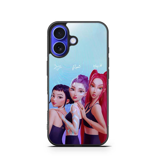 K Pop Demon Hunters Rumi Mira Zoey iPhone 16 Case