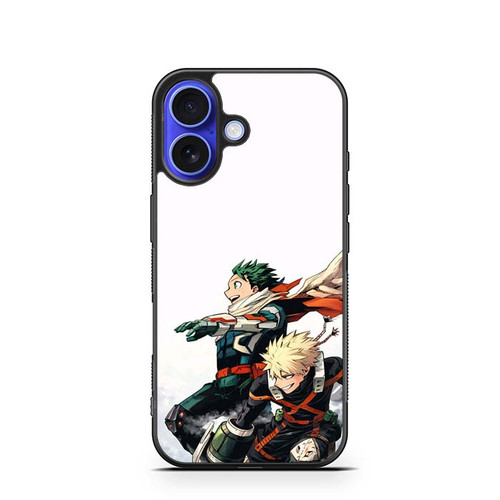 My Hero Academia Deku and Bakugo iPhone 16 Case
