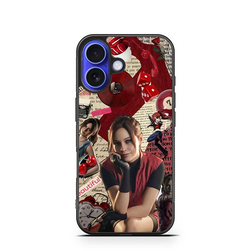 Resident Evil 2 Remake Claire Redfield iPhone 16 Case