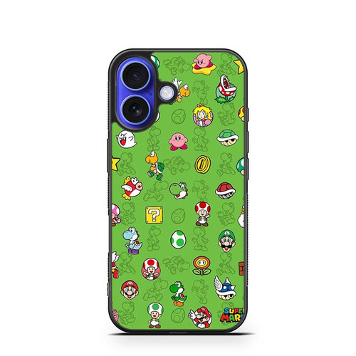 Retro Mario Vibes iPhone 16 Case