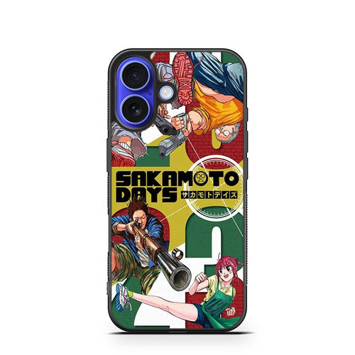 Sakamoto Days Work Mode iPhone 16 Case