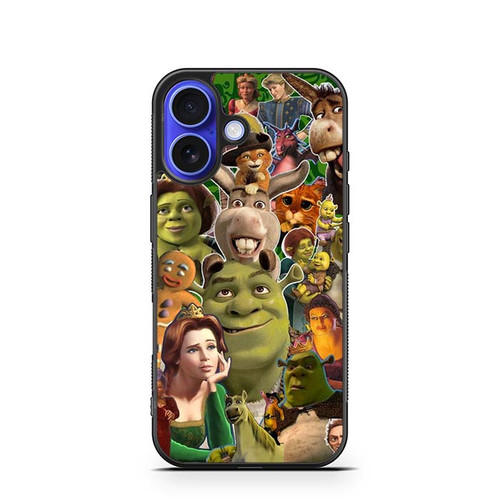 Shrek Characters iPhone 16 Case