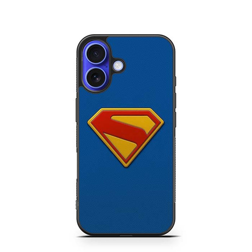 Superman Logo Blue iPhone 16 Case