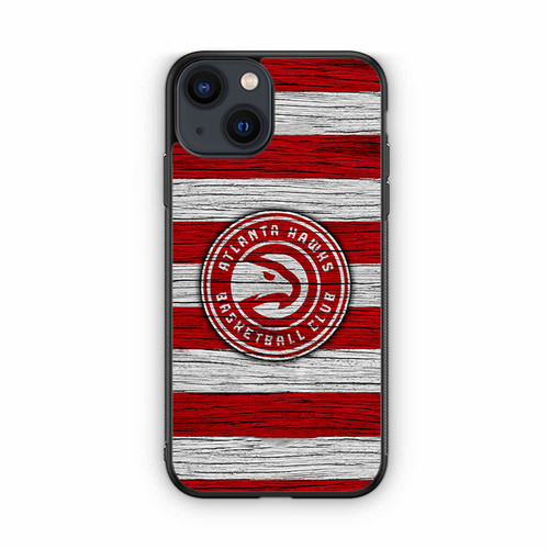 Atlanta Hawks Wooden Pattern iPhone 13 Case