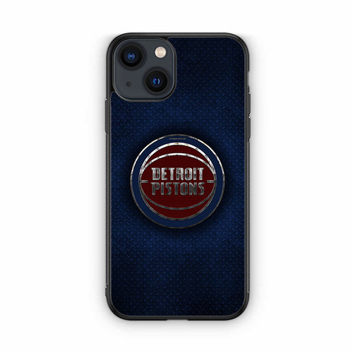Detroit Pistons Metallic iPhone 13 Case