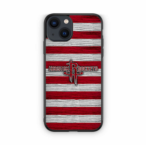 Houston Rockets Wooden Pattern iPhone 13 Case