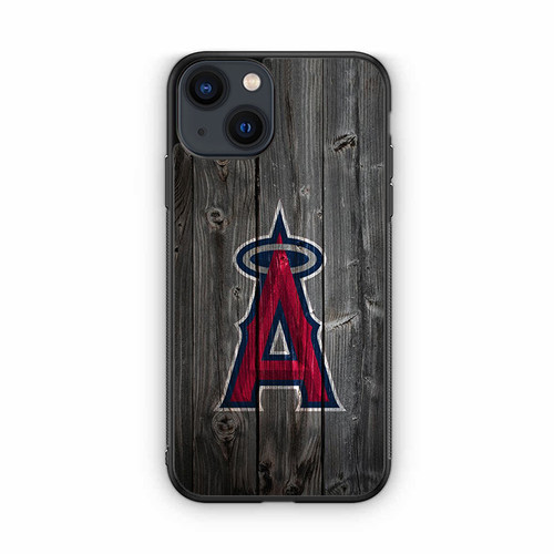 Los Angeles Angels Wooden Pattern iPhone 13 Case