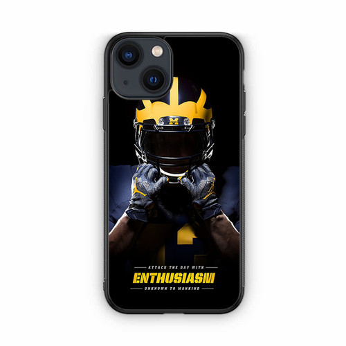Michigan Wolverines Enthusiasm iPhone 13 Case