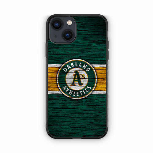 Oakland Athletics Wooden Pattern iPhone 13 Case