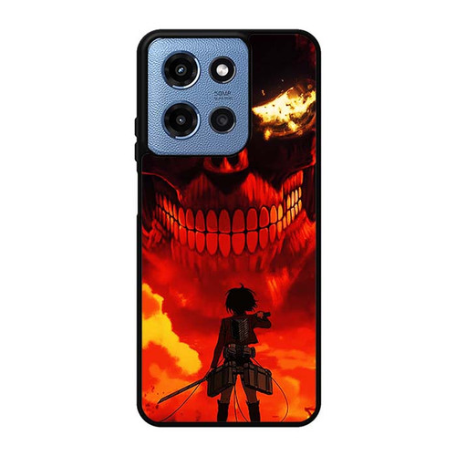 Attack on Titan Mikasa Vs Titan Motorola Moto G 5G 2025 Case