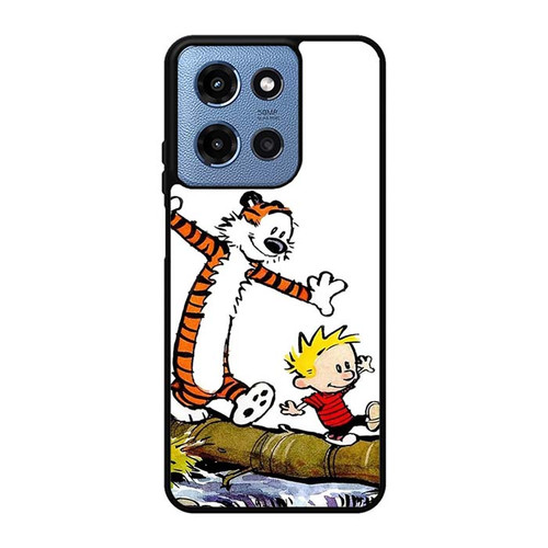 Calvin and Hobbes Playing Motorola Moto G 5G 2025 Case