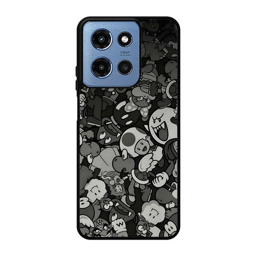 Mario Luigi Bowser Toad Boo and Wario Motorola Moto G 5G 2025 Case