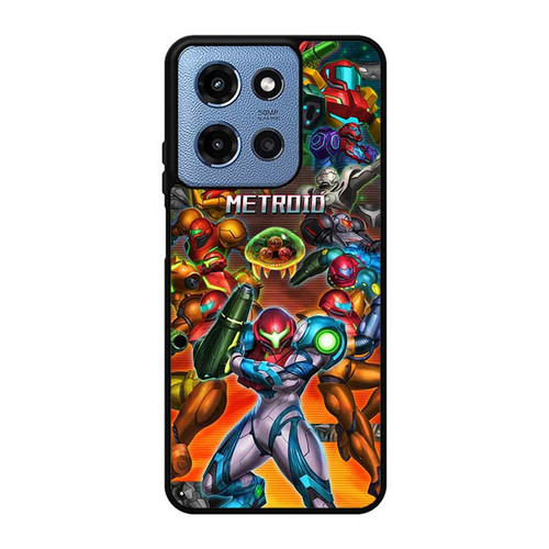 Metroid collage Samuss evolution Motorola Moto G 5G 2025 Case