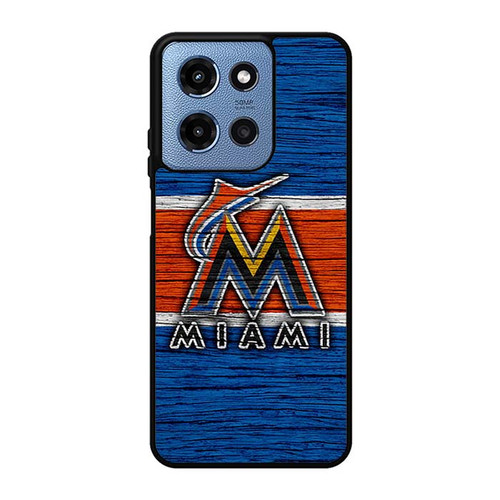 Miami Marlins Wooden Pattern Motorola Moto G 5G 2025 Case