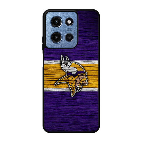 Minnesota Vikings Wooden Pattern Motorola Moto G 5G 2025 Case