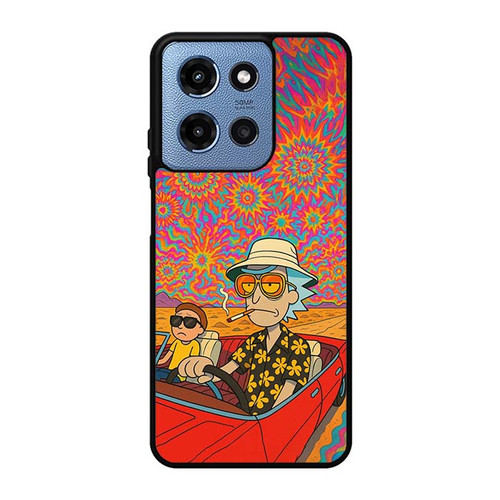 Rick and Morty Psychedelic Vibe Motorola Moto G 5G 2025 Case