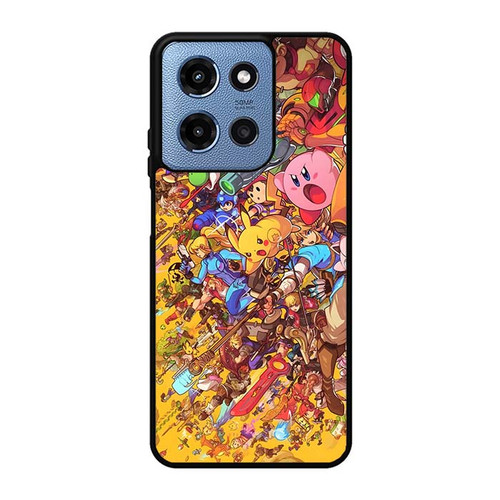 Super Smash Bros Ultimate Mural Motorola Moto G 5G 2025 Case