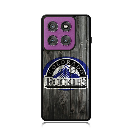 Colorado Rockies Wooden Pattern Motorola Moto G Power 5G 2025 Case
