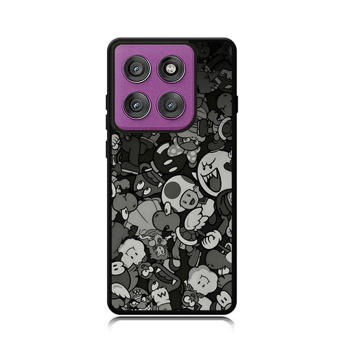 Mario Luigi Bowser Toad Boo and Wario Motorola Moto G Power 5G 2025 Case