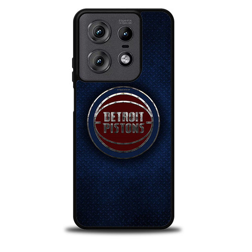 Detroit Pistons Metallic Motorola Moto Edge 5G 2025 Case