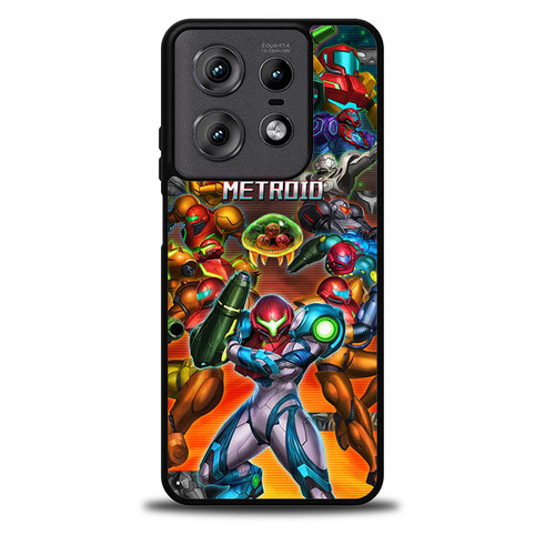 Metroid collage Samuss evolution Motorola Moto Edge 5G 2025 Case