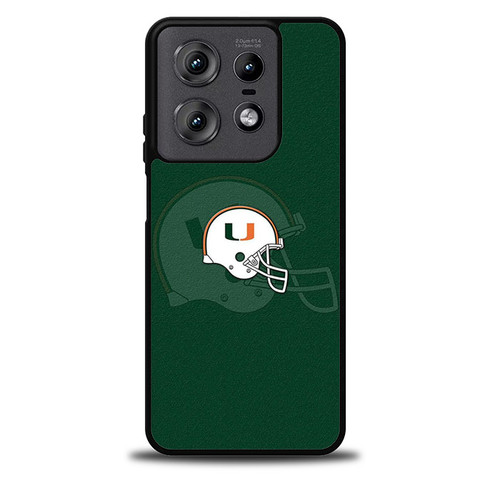 Miami Hurricanes Helmet Motorola Moto Edge 5G 2025 Case