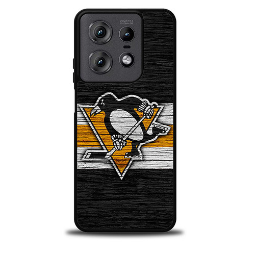 Pittsburgh Penguins Wooden Pattern Motorola Moto Edge 5G 2025 Case